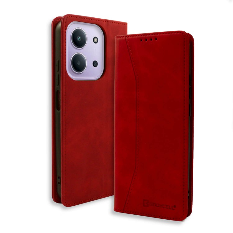 Bodycell Book Case Pu Leather Xiaomi Redmi 15C 5G Red