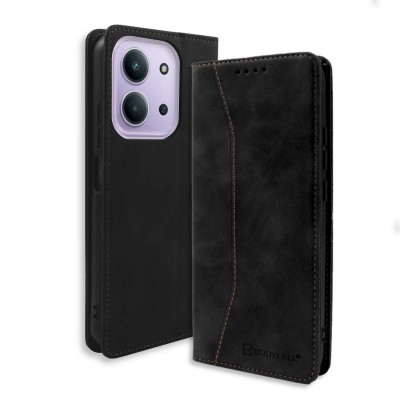 Bodycell Book Case Pu Leather Xiaomi Redmi 15C 4G/Poco C85 Black