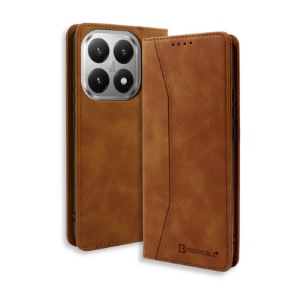 Bodycell Book Case Pu Leather Xiaomi 15T Pro Brown Bodycell Book Case Pu Leather Xiaomi 15T Pro Brown