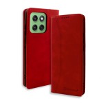 Bodycell Book Case Pu Leather Motorola Edge 60/60 Pro/60 Fusion 5G Red