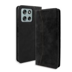 Bodycell Book Case Pu Leather Motorola G56 Black