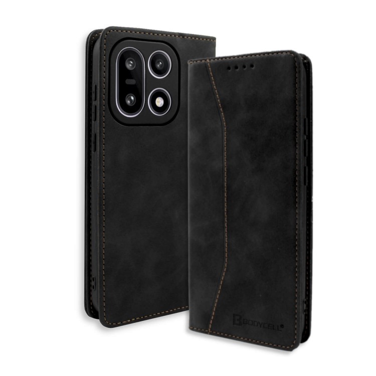 Bodycell Book Case Pu Leather Oneplus 15 5G Black