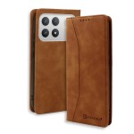 Bodycell Book Case Pu Leather Xiaomi Poco F8 Pro 5G Brown