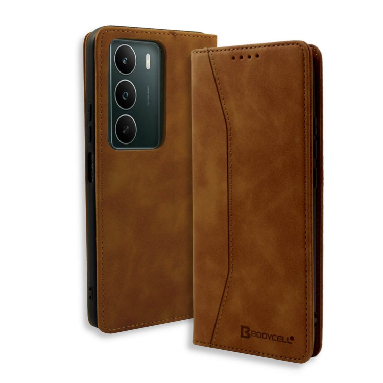 Bodycell Book Case Pu Leather Realme C71 Brown