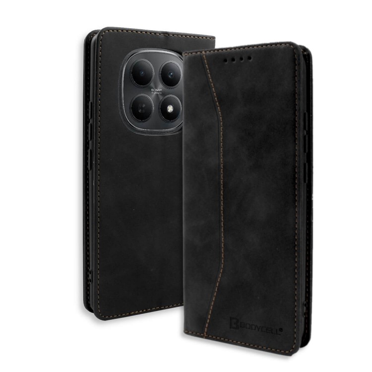 Bodycell Book Case Pu Leather Xiaomi Note 15 5G/Poco M8 Black