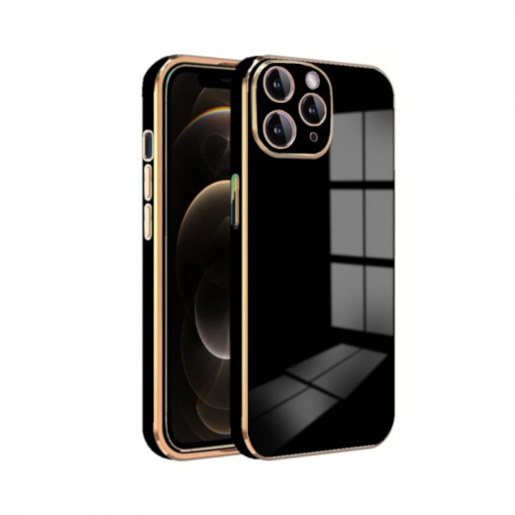 Bodycell Gold Plated Silicon iPhone 11 Pro  Black