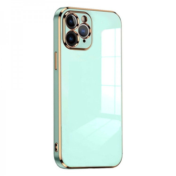 Bodycell Gold Plated Silicon iPhone 11 Pro  Mint Green