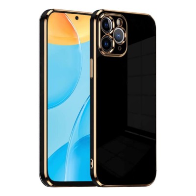 Bodycell Gold Plated Silicon iPhone 11 Pro Max Black