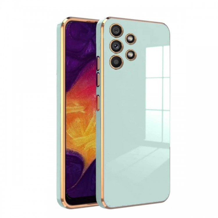 Bodycell Gold Plated Silicon Samsung A13 4G Mint Green