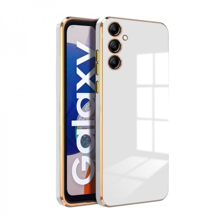 Bodycell Gold Plated Silicon Samsung A13 5G/A04s White