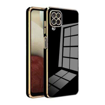 Bodycell Gold Plated Silicon Samsung A22 4G Black