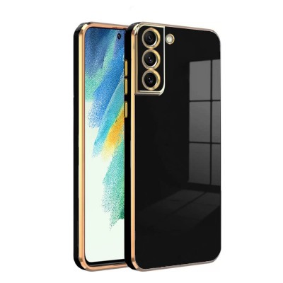Bodycell Gold Plated Silicon Samsung S21 FE Black