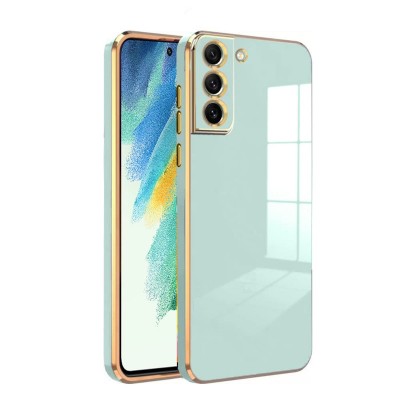 Bodycell Gold Plated Silicon Samsung S21 FE Mint Green