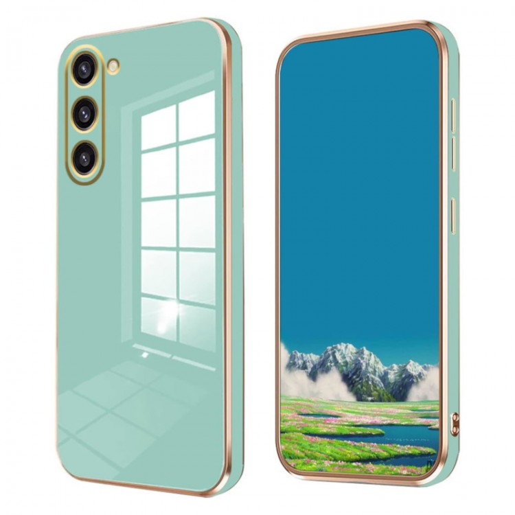 Bodycell Gold Plated Silicon Samsung S23  Mint Green