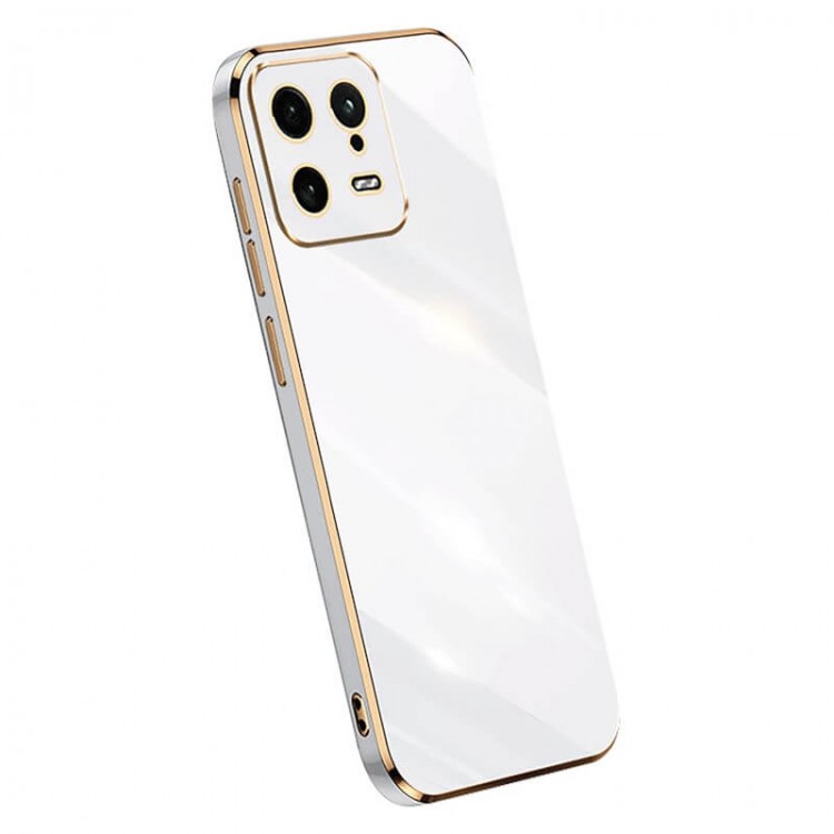 Bodycell Gold Plated Silicon Xiaomi 13  White