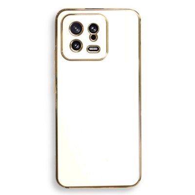 Bodycell Gold Plated Silicon Xiaomi 13  White