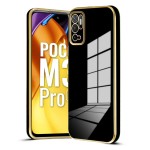 Bodycell Gold Plated Silicon Xiaomi Note 10 5G/Note 10T/Poco M3 Pro Black