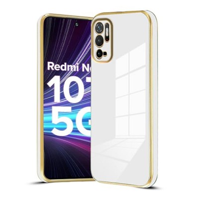 Bodycell Gold Plated Silicon Xiaomi Note 10 5G/Note 10T/Poco M3 Pro White