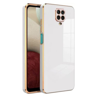 Bodycell Gold Plated Silicon Xiaomi Note 9s/9 Pro/9 Pro Max White