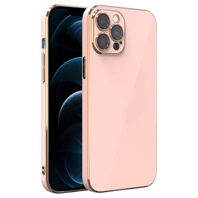 Bodycell Gold Plated Silicon iPhone 13 Pro  Pink