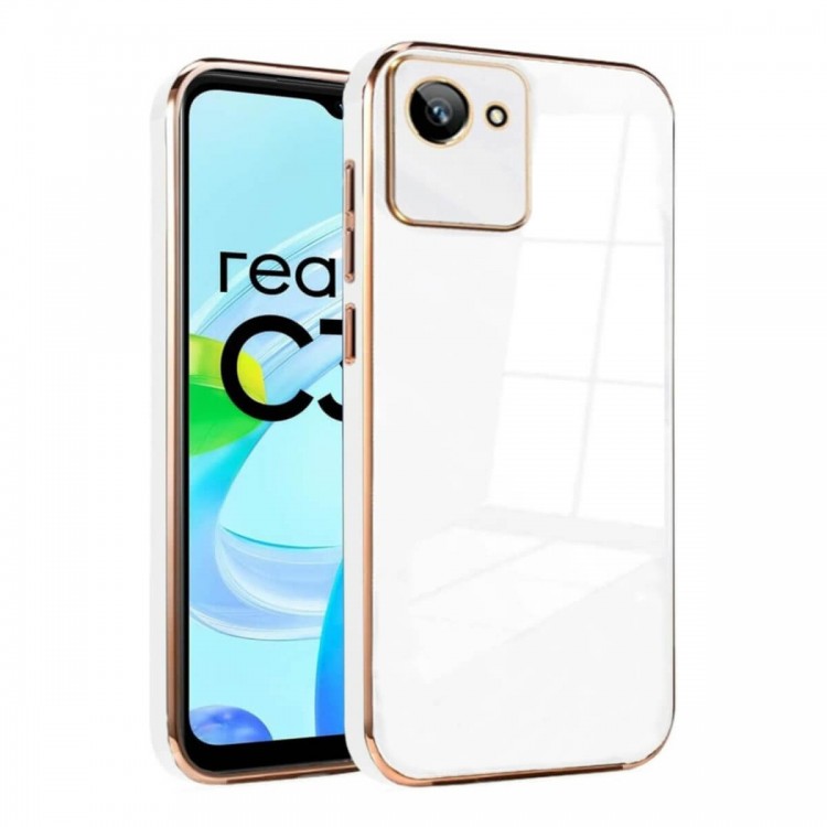 Bodycell Gold Plated Silicon Realme C30 White