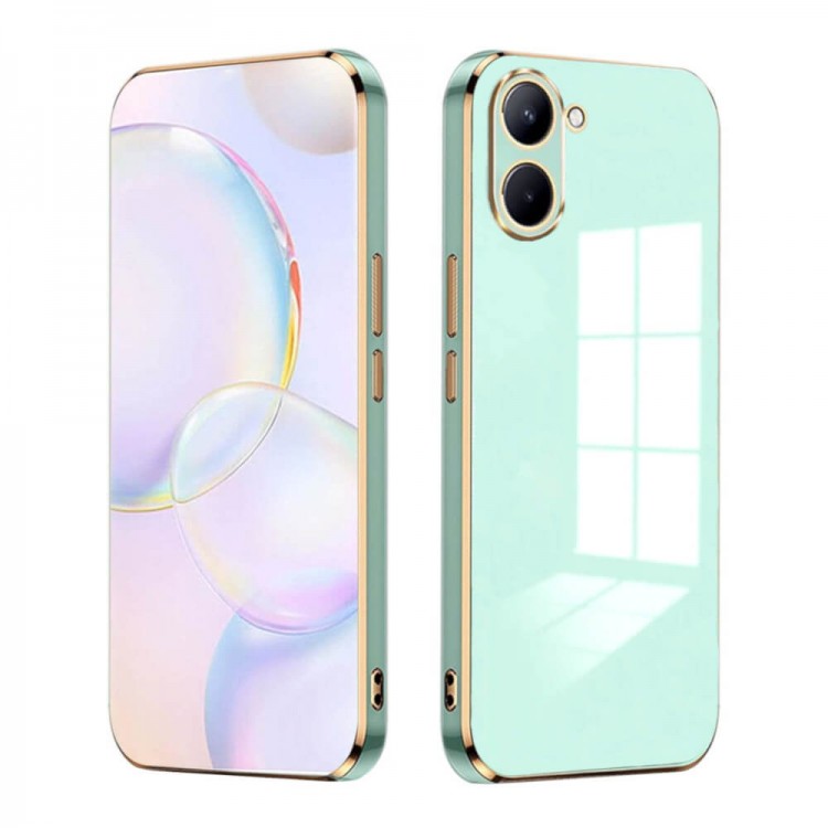 Bodycell Gold Plated Silicon Realme C33 Mint Green