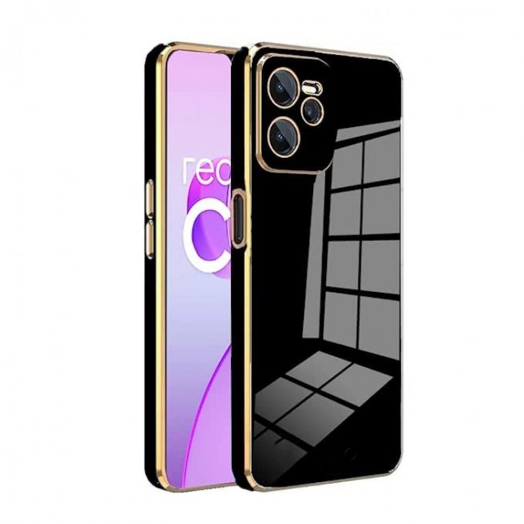 Bodycell Gold Plated Silicon Realme C35 Black