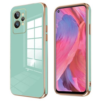 Bodycell Gold Plated Silicon Realme GT 2 Pro Mint Green