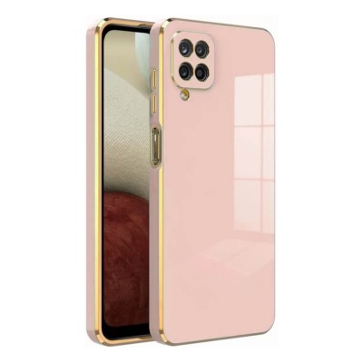 Bodycell Gold Plated Silicon Samsung A22 4G Pink