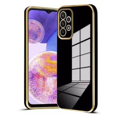 Bodycell Gold Plated Silicon Samsung A23 Black