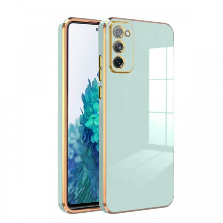 Bodycell Gold Plated Silicon Samsung S20 FE Mint Green Bodycell Gold Plated Silicon Samsung S20 FE Mint Green