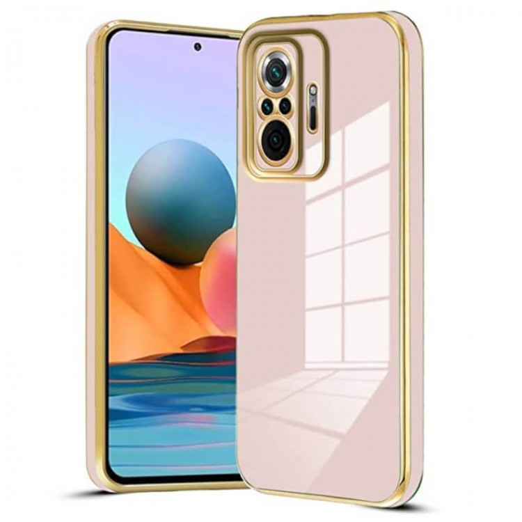 Bodycell Gold Plated Silicon Xiaomi Note 10 Pro 4G Pink Bodycell Gold Plated Silicon Xiaomi Note 10 Pro 4G Pink