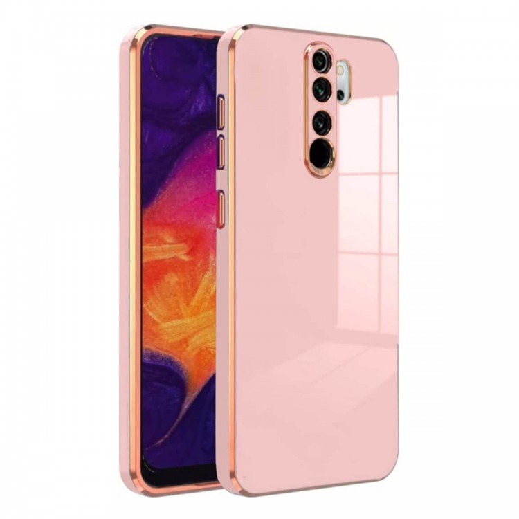 Bodycell Gold Plated Silicon Xiaomi Note 8 Pro Pink