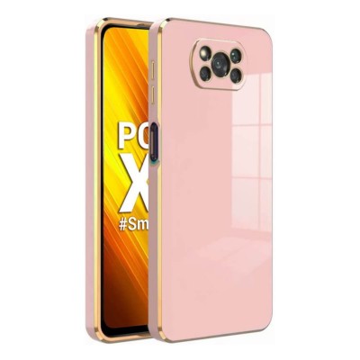 Bodycell Gold Plated Silicon Xiaomi Poco X3/X3 Pro Pink