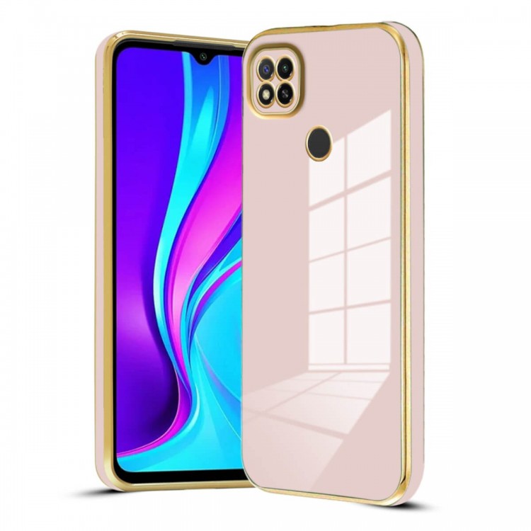 Bodycell Gold Plated Silicon Xiaomi Redmi 10A/9C Pink