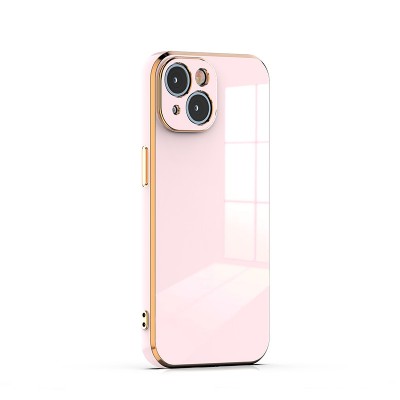 Bodycell Gold Plated Silicon iPhone 15 Plus Pink