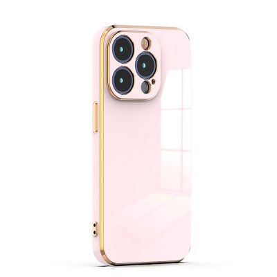 Bodycell Gold Plated Silicon iPhone 15 Pro  Pink