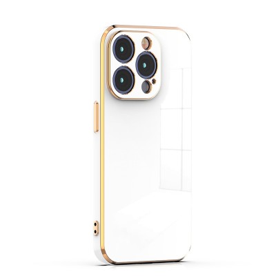 Bodycell Gold Plated Silicon iPhone 15 Pro  White