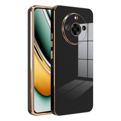 Bodycell Gold Plated Silicon Realme 11 Pro/Pro+ 5G Black