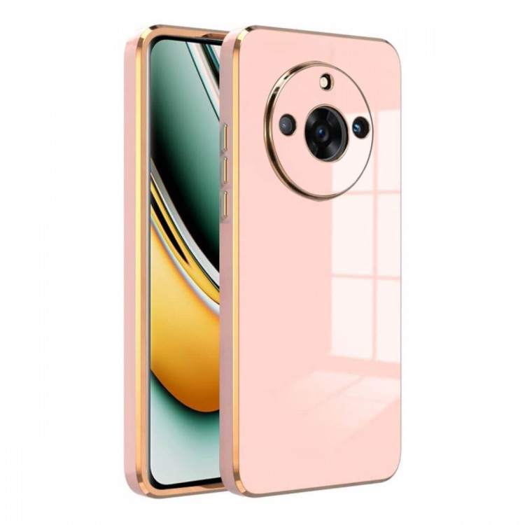 Bodycell Gold Plated Silicon Realme 11 Pro/Pro+ 5G Pink