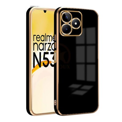 Bodycell Gold Plated Silicon Realme C53/Narzo N53 Black
