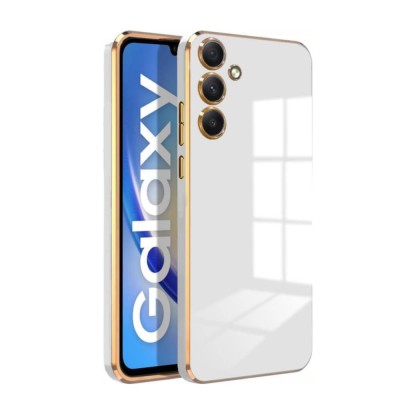 Bodycell Gold Plated Silicon Samsung S23 FE White