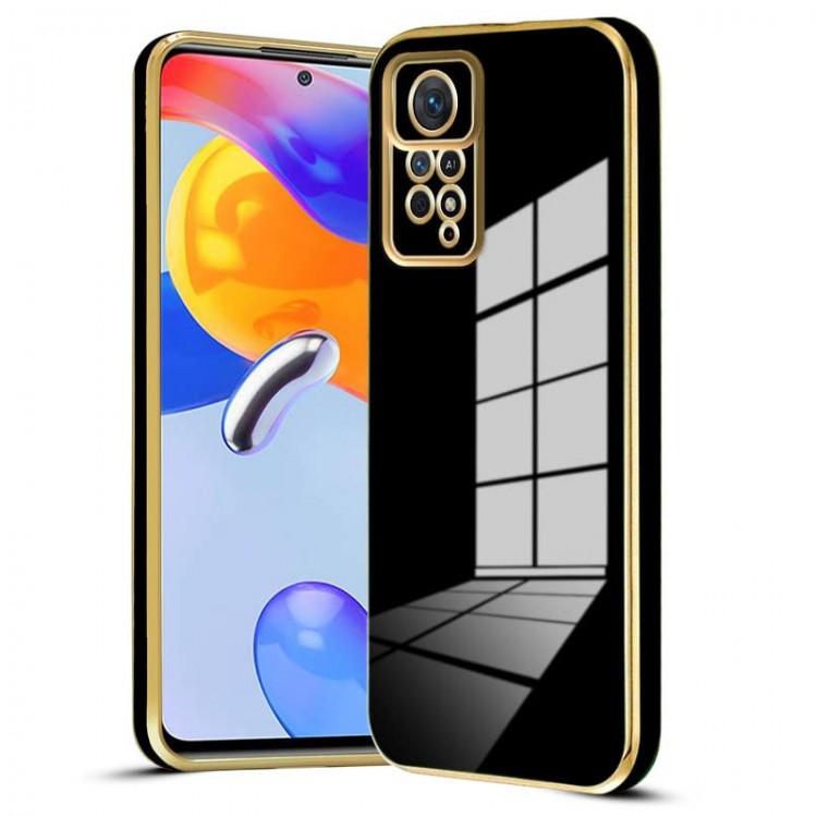 Bodycell Gold Plated Silicon Xiaomi Note 12 Pro 4G Black
