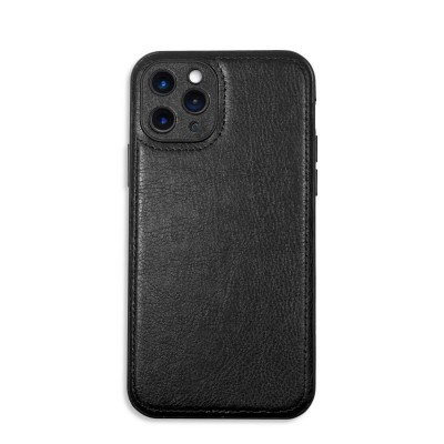 Bodycell Prestige Leather Backcover iPhone 11 Pro Max Black