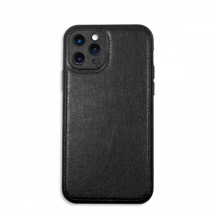 Bodycell Prestige Leather Backcover iPhone 11 Pro Max Black