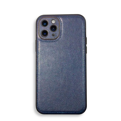 Bodycell Prestige Leather Backcover iPhone 11 Pro Max Blue