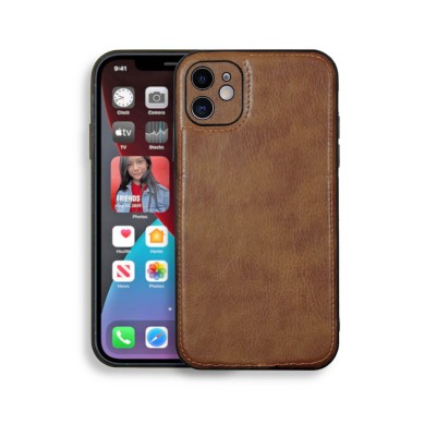 Bodycell Prestige Leather Backcover iPhone 12  Brown