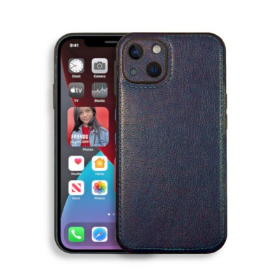 Bodycell Prestige Leather Backcover iPhone 14  Blue