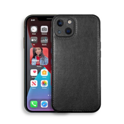 Bodycell Prestige Leather Backcover iPhone 14 Plus  Black