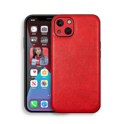 Bodycell Prestige Leather Backcover iPhone 14 Plus  Red